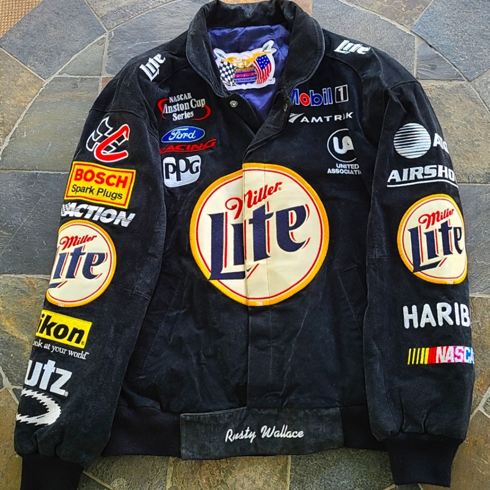 Rusty Wallace Miller Lite NASCAR jacket.